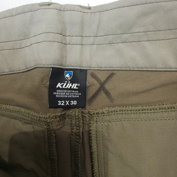 Kuhl Resistor Tapered Chino Pants Khaki Mens Size 32x30(32x28) StretchX Fabric - Picture 7 of 12